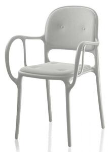 MAGIS - Čalúnená stolička MILA - biela