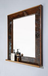 OLDTIME BAD Zrkadlo 68x79 cm, staré drevo