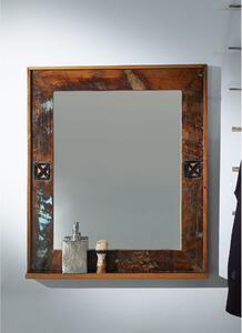OLDTIME BAD Zrkadlo 68x79 cm, staré drevo