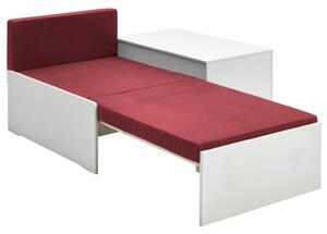 Sklápacia posteľ FOR KIDS 631 biela, 75x180 cm