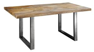 IRON Jedálenský stôl 160x90 cm, mango, prírodná