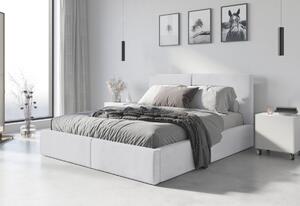 Čalúnená posteľ HILTON 2, 180x200, biela