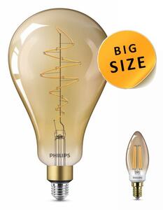 LED Vintage classic-giant E27 6,5W/40W A160 2000K GOLD stmievateľná