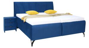 FINES SAVA 180 čalúnená posteľ modrá