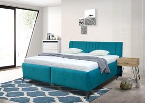 Čalúnená posteľ SAVA 180 modrá