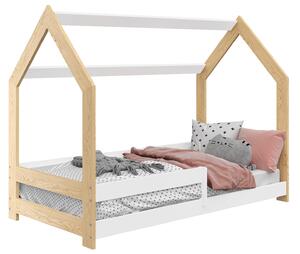 Detská posteľ DOMČEK D5 80x160cm masív borovica
