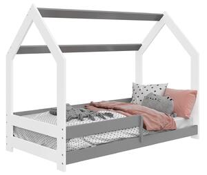 Detská posteľ DOMČEK D5 80x160cm masív biela