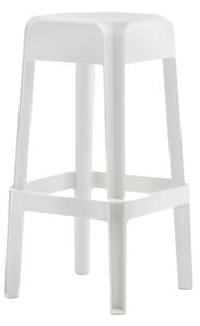 PEDRALI - Vysoká barová stolička RUBIK 580 DS - biela