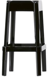 PEDRALI - Vysoká barová stolička RUBIK 580 DS - čierna