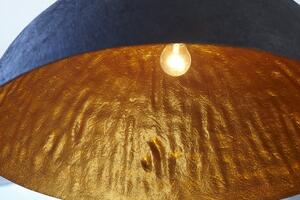 Visiaca lampa NEMESIS 50 cm- čierna/zlatá