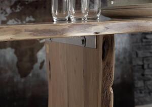 WOODLAND Jedálenský stôl 160x100 cm, prírodná, akácia
