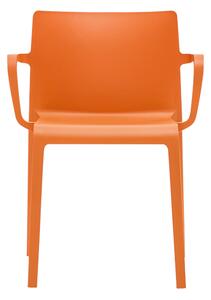 PEDRALI - Stolička VOLT 675 DS s podrúčkami - oranžová