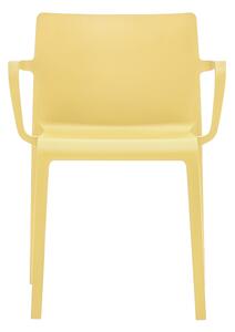 PEDRALI - Stolička VOLT 675 DS s podrúčkami - žltá