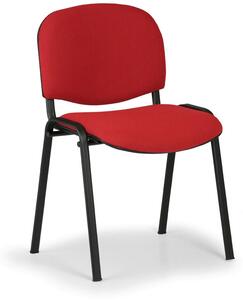 Antares Konferenčná stolička VIVA - čierne nohy, červená