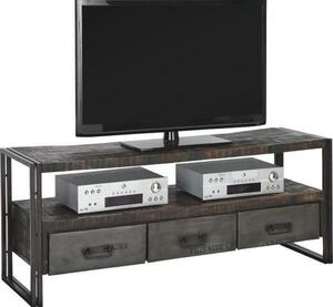TV DIEL, mangové drevo, hnedá, 150/60/45 cm - TV nábytok