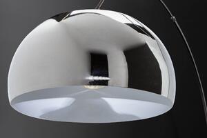 Dizajnová stojanová lampa Arch chróm