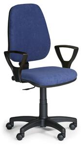 EUROSEAT Kancelárska stolička COMFORT PK s podpierkami rúk, modrá