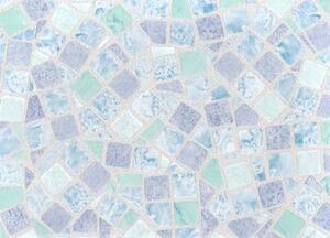 Samolepiace fólie mozaika modrá, metráž, šírka 67,5 cm, návin 15m, GEKKOFIX 10741, samolepiace tapety