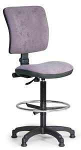 Zvýšená pracovná stolička MILANO II - sivá