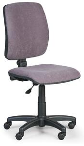 EUROSEAT Kancelárska stolička TORINO II bez podpierok rúk, sivá