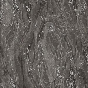 Vliesové tapety na stenu Nubia mramor sivo-čierny 19124, rozmer 10 m x 0,53 m, DECOPRINT
