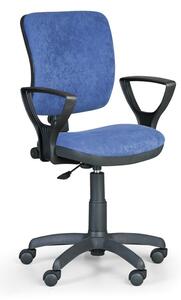 Kancelárska stolička MILANO II s podpierkami rúk, čierna