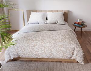 Súprava bavlnenej saténovej posteľnej bielizne so vzorom ZAGURA 160 x 200 cm