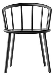 PEDRALI - Stolička s podrúčkami NYM 2835 DS - čierna