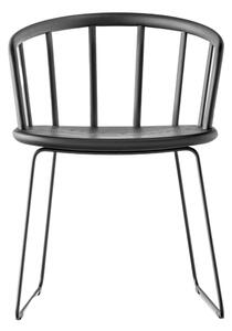 PEDRALI - Stolička s podrúčkami NYM 2855 DS - čierna