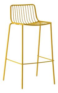 PEDRALI - Vysoká barová stolička NOLITA 3658 DS - žltá