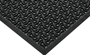 Vstupná gumová čistiaca rohož, 600 x 900 mm, čierna