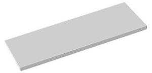 Police pre skrine so žalúziovými dverami, 1200 x 450 mm, sivá