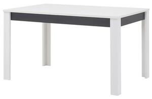 Jedálenský stôl WHITNEY GREY GR11 biela/sivá