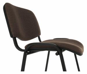 KONDELA Kancelárska stolička, hnedá, ISO NEW C24