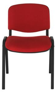 KONDELA Kancelárska stolička, červená, ISO NEW C16