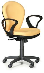 Kancelárska stolička LEA, žltá