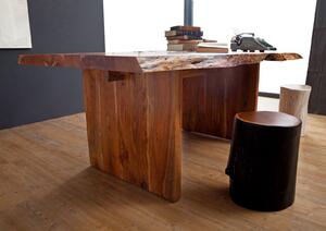 METALL Jedálenský stôl Štandard 180-240x110 cm, akácia