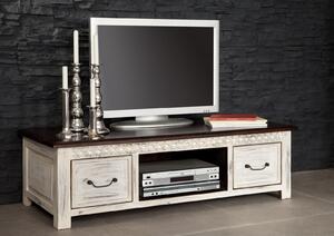 ANTIK TV stolík 135x60 cm, mango a akácia