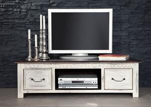 ANTIK TV stolík 135x60 cm, mango a akácia