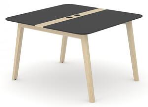 NARBUTAS - Rokovací stôl NOVA WOOD HPL 120x120 cm