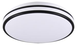 Stropná lampa LED 15W čierno-biela ORBIT 28 cm