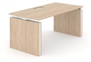 NARBUTAS - Elektricky nastaviteľný stôl MOTION 160x80 - 3 segmentová podnož