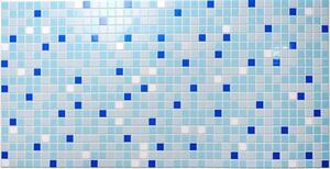 Obkladové panely 3D PVC TP10014031, rozmer 955 x 480 mm, mozaika modrá, GRACE