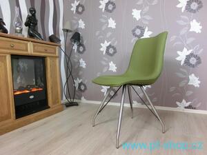(1042) VINC - Dizajn stolička zelená