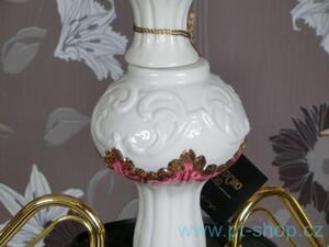 (1327) VALLE D´ORO PATCHI porcelánový luster