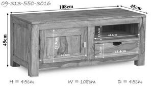 GREY WOOD TV stolík 110x45 cm, palisander
