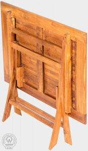 Fakopa - Skladací stôl VASCO 120 x 80 cm teak, prírodný