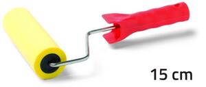 Tapetovací váleček přítlačný, šířka 15 cm, elastický, HARDY 0610-455015
