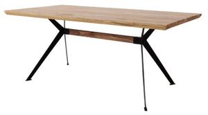 Jedálenský stôl YOGA prírodný palisander/čierna