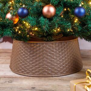 Haushalt international Kryt na stojan na vianočný stromček, hnedý